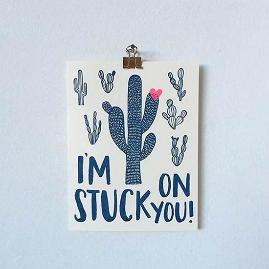 Hello! Lucky Cactus Card