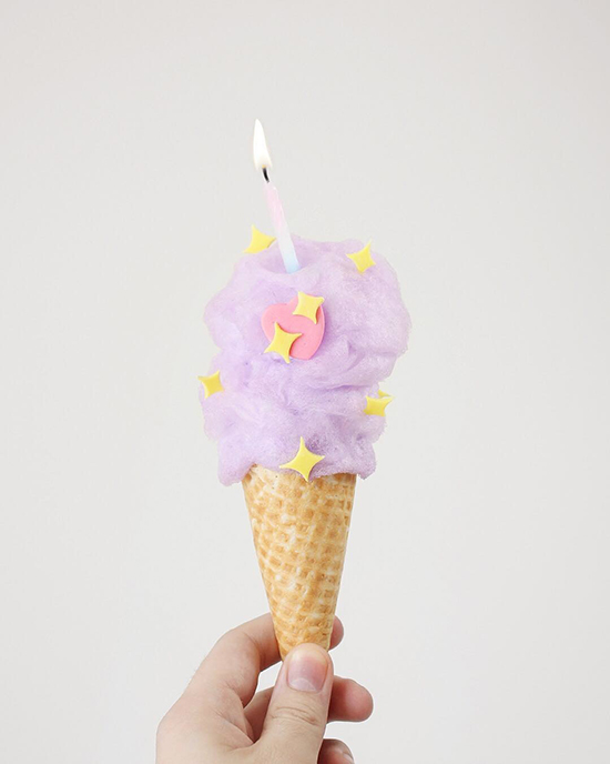 purple-cotton-candy-ice-cream-cone